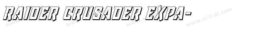 raider crusader expa字体转换